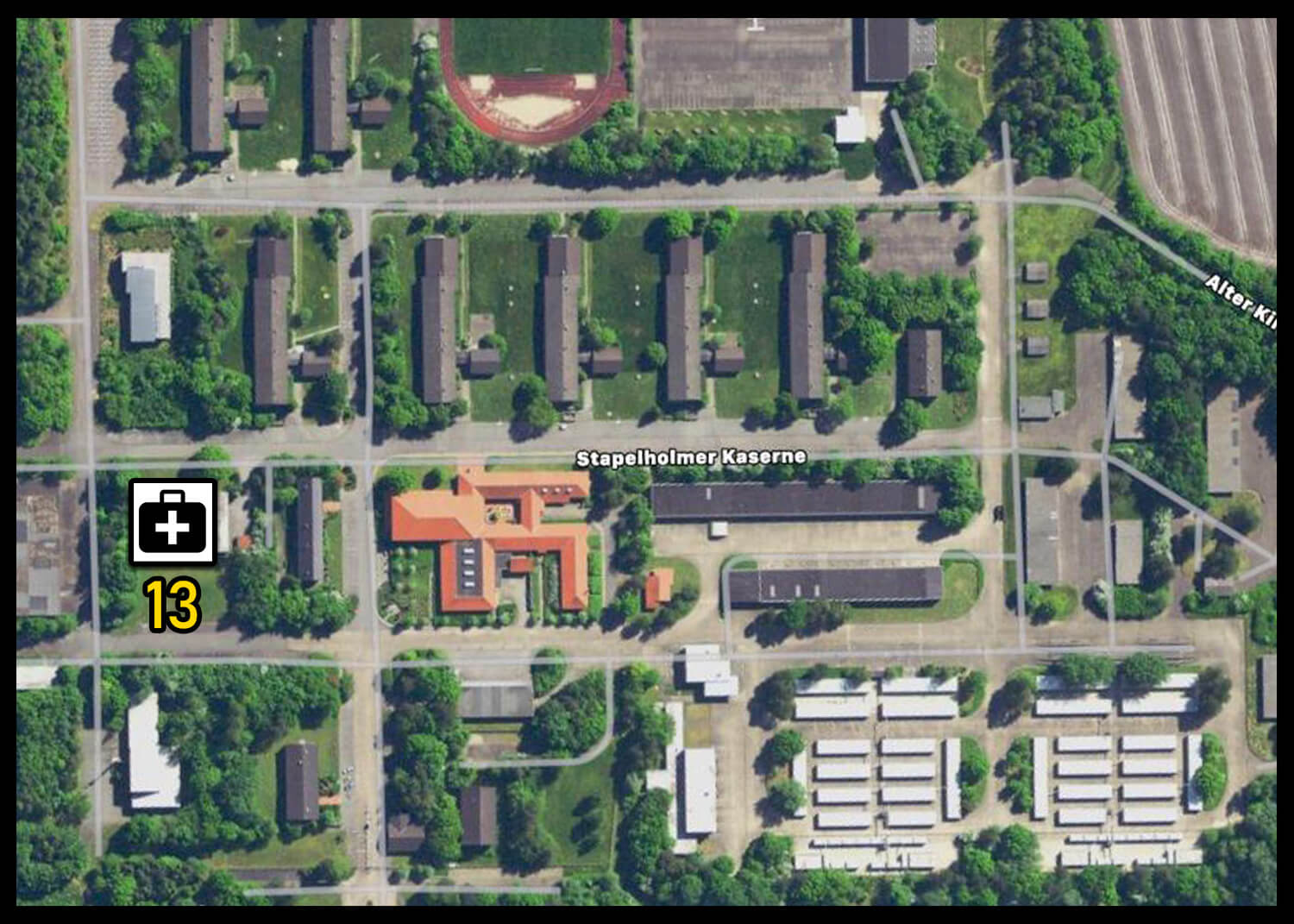 Lageplan – Gebäude 13