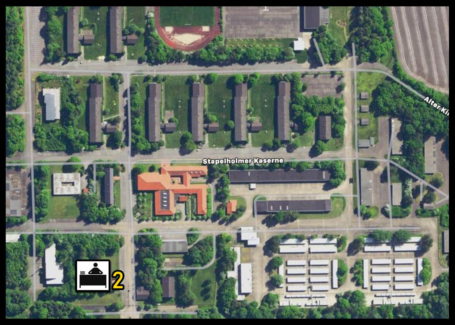 Lageplan Gebäude 2 – Verwaltungsgebäude