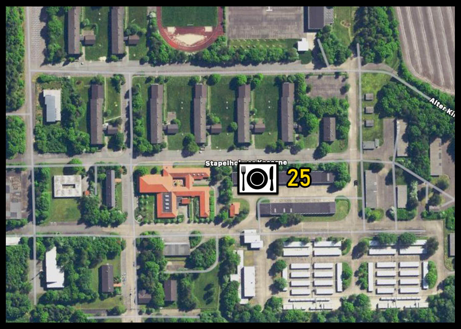 Lage / Ansicht – Halle 25 (Kantine)