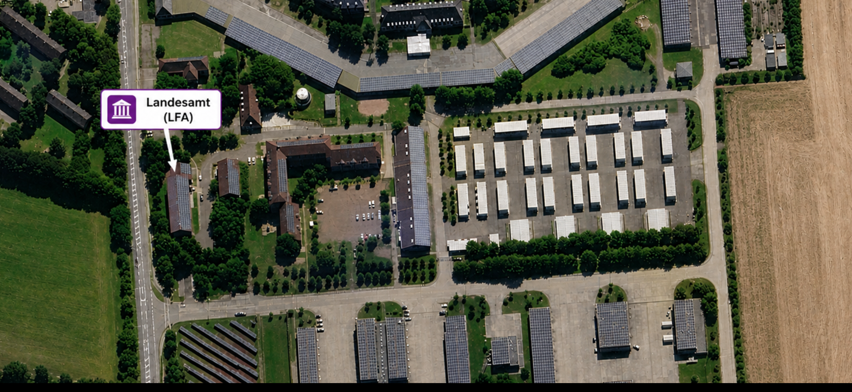 Lageplan – Landesunterkunft Neumünster