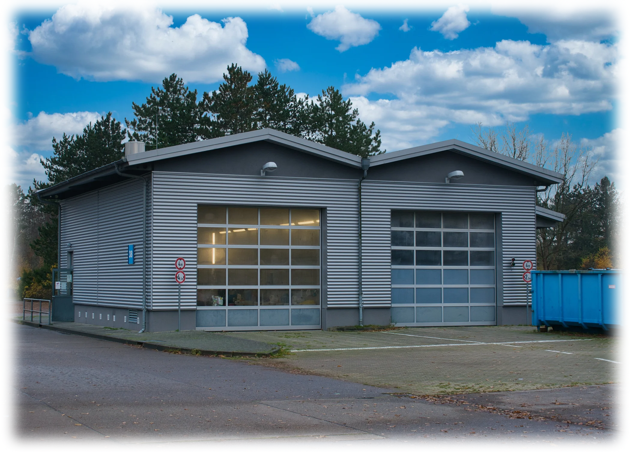 Wäscherei – Halle 38 in der Landesunterkunft Seeth